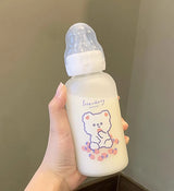 Adult Baby Bottle - Bear eating Strawberries