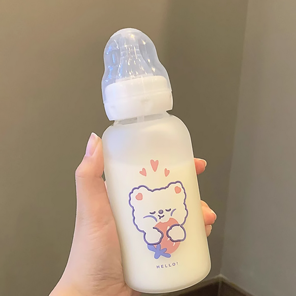 Adult Baby Bottle - Strawberry Bear