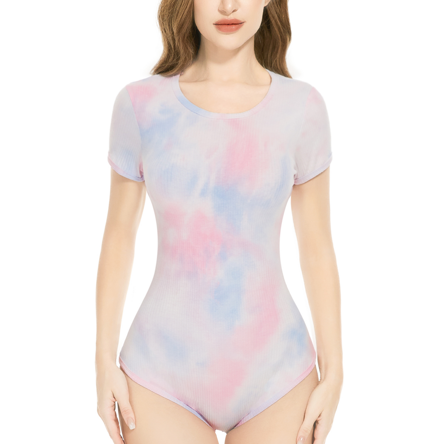 Tie-dyed Series Onesie-Pink