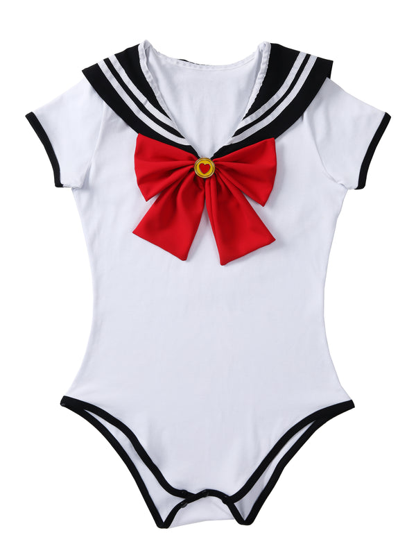 Magical Sailor Skirt Set-WhiteBlack