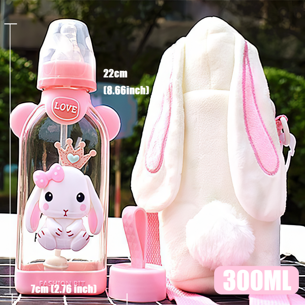 Adult Baby Bottle - Crown Rabbit with a Bag
