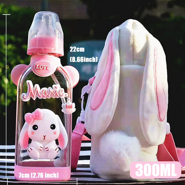 Adult Baby Bottle - Lovely Rabbit with a Bag