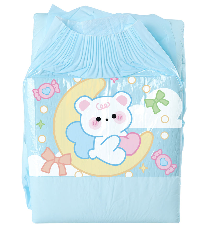 Cute Bear-Blue Diaper-3 Pcs