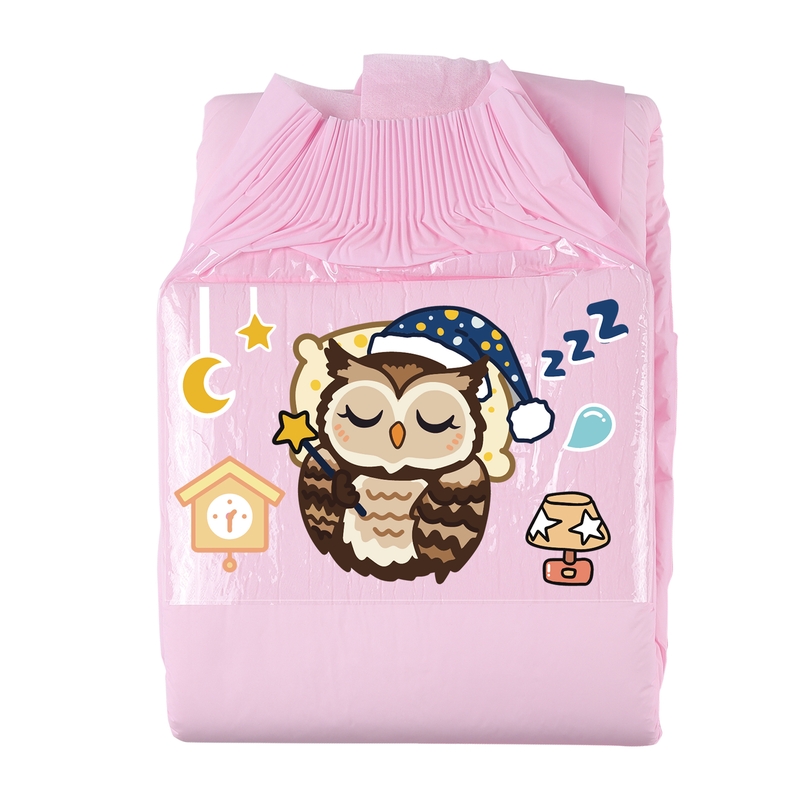 Sleeping Owl-Adult Diaper-3pcs