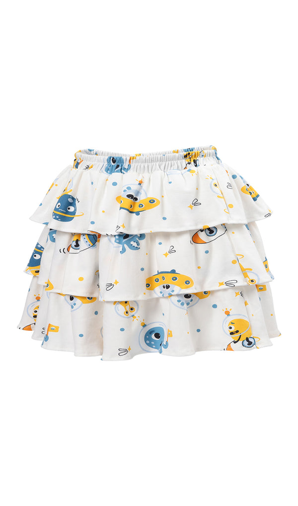 Cute Space Travel Skirt