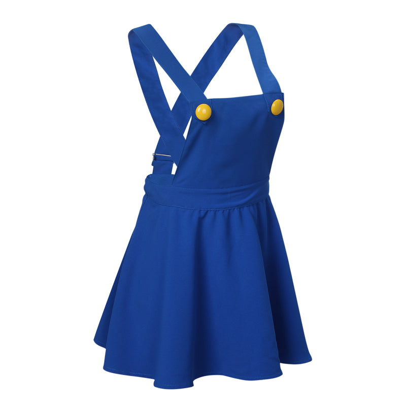 Cute Mandarin Blue Overall