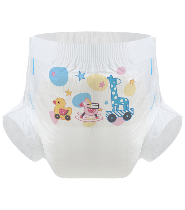 Cute Toddler-White Diaper-3 Pcs