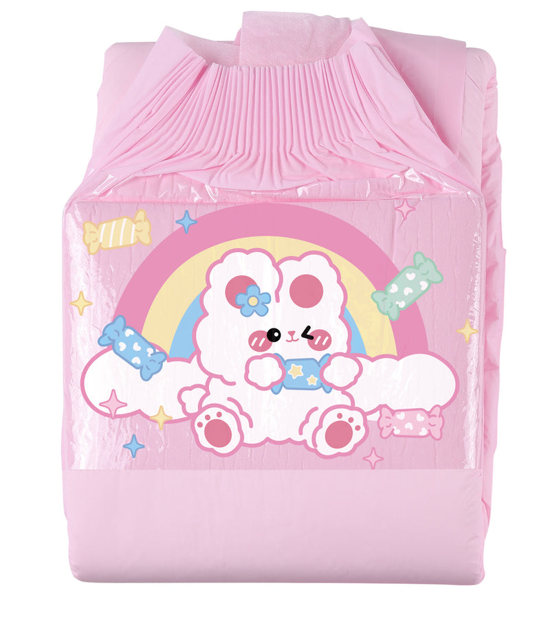 Cute Bunny-Pink Diaper-3 Pcs