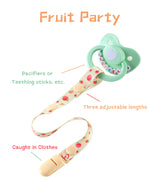 Fruit Party Adult Pacifier Clip