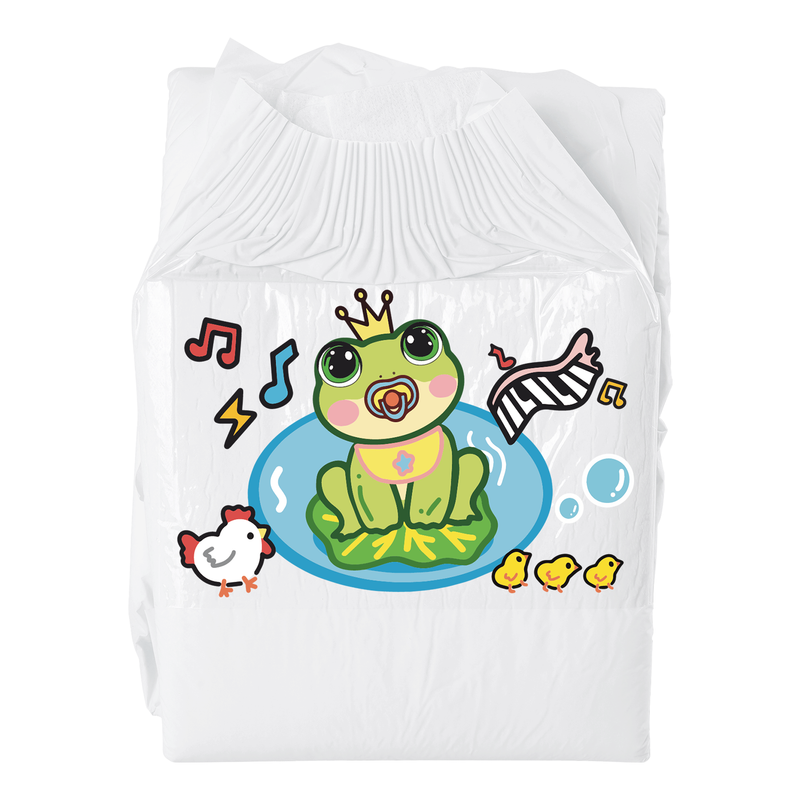 Musician Frog-Adult Diaper-3pcs