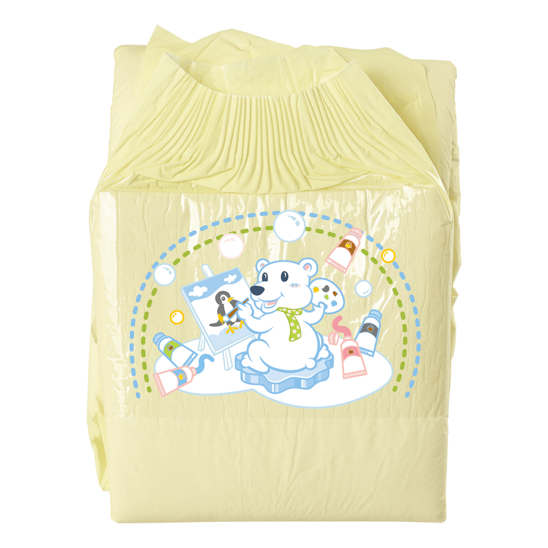 Artist Polar Bear-Adult Diaper-3 Pcs