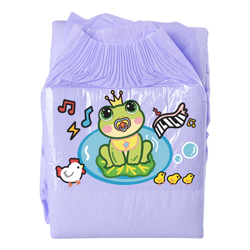 Musician Frog-Adult Diaper-3pcs