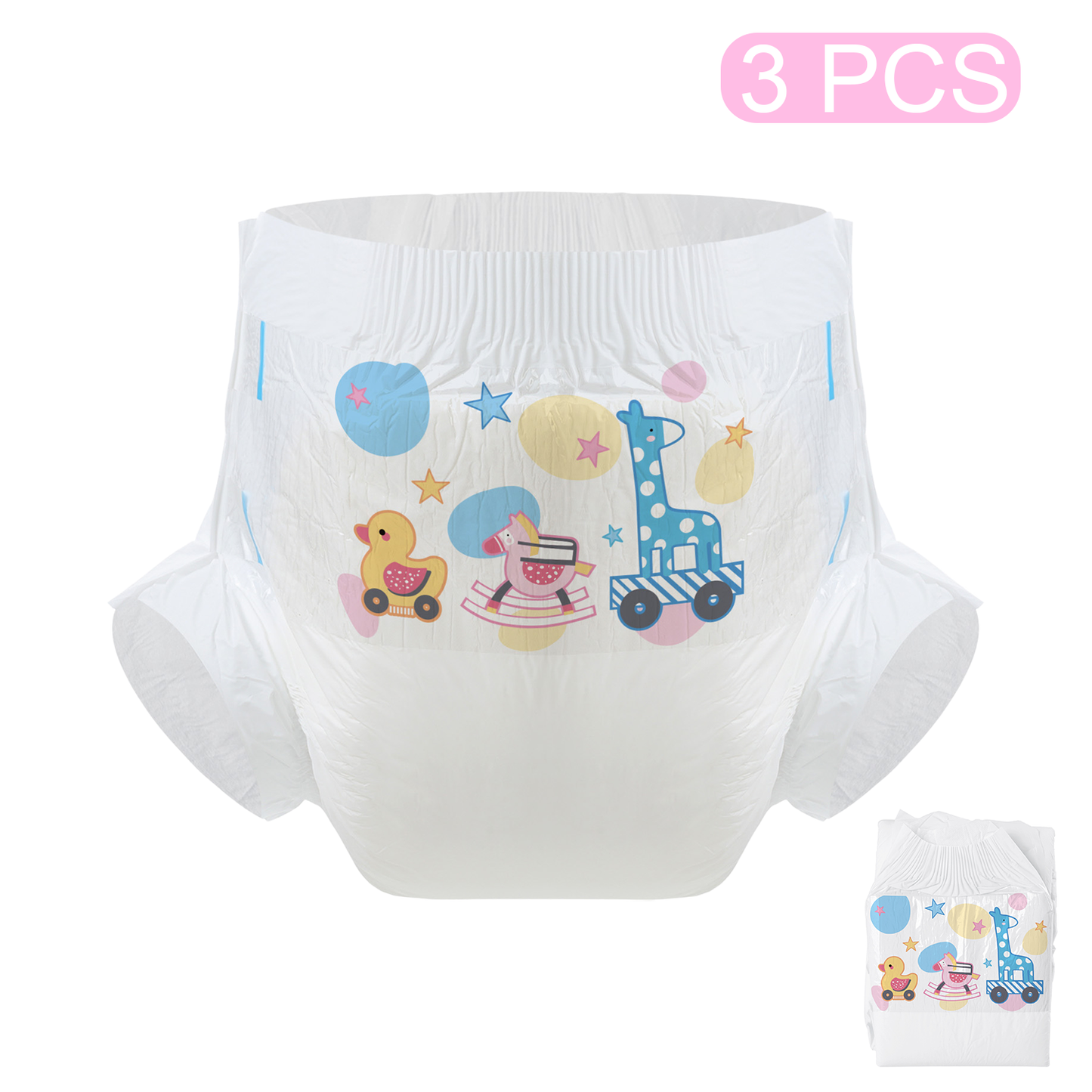 Cute Toddler-Adult Diaper-3 Pcs