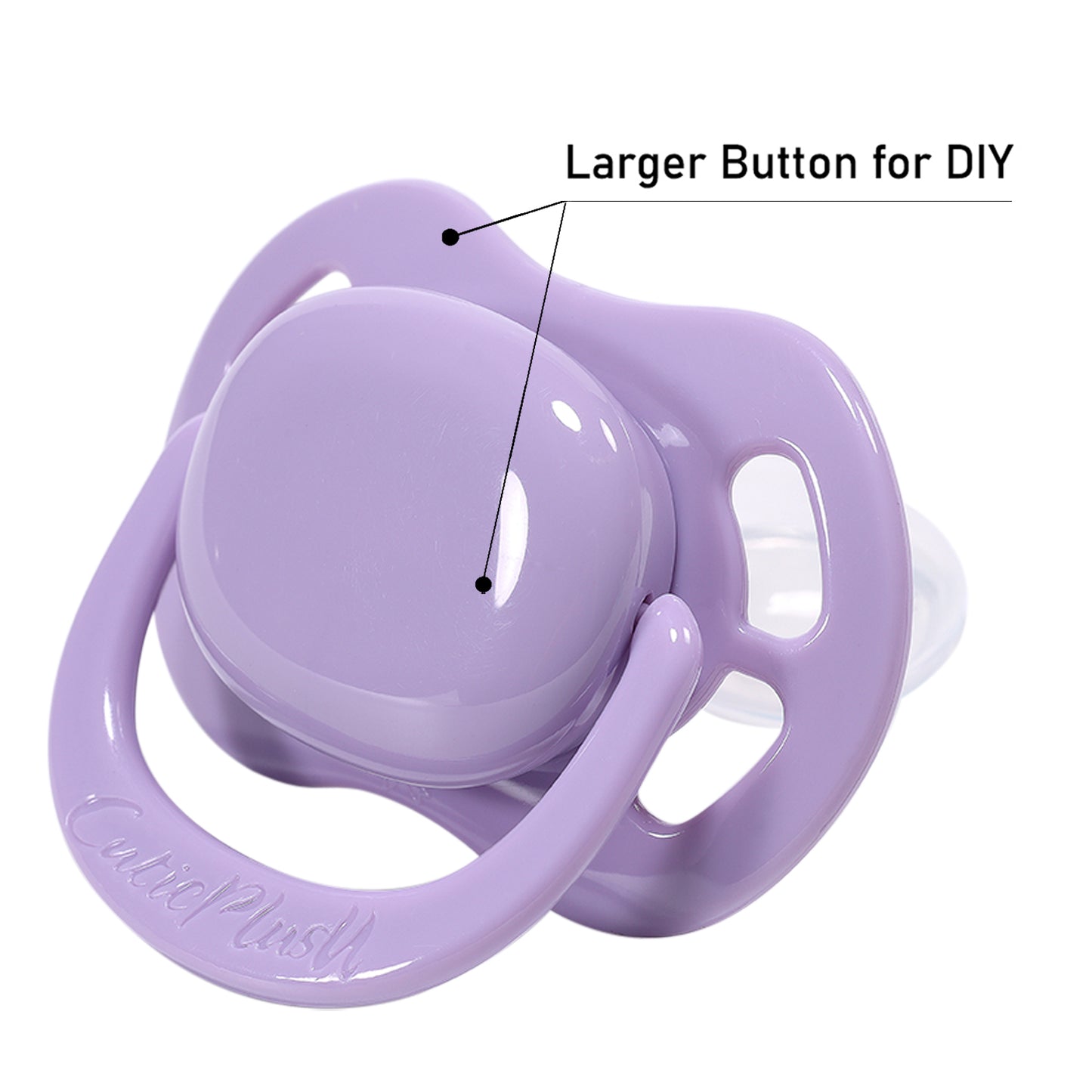 Pacifier with Stickers-Purple