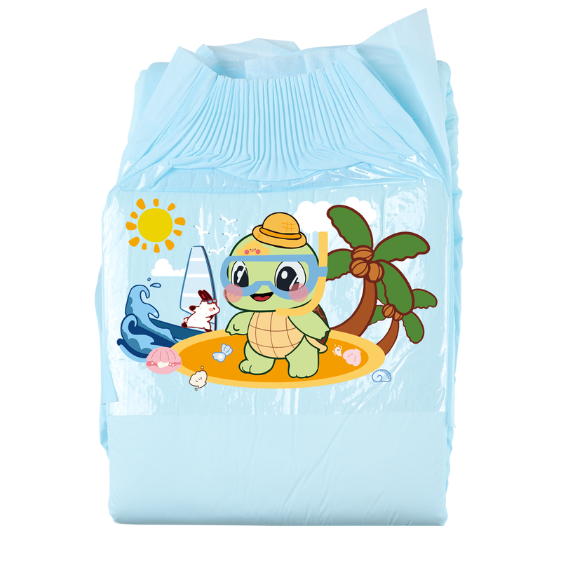 Turtle Diving-Adult Diaper-3pcs