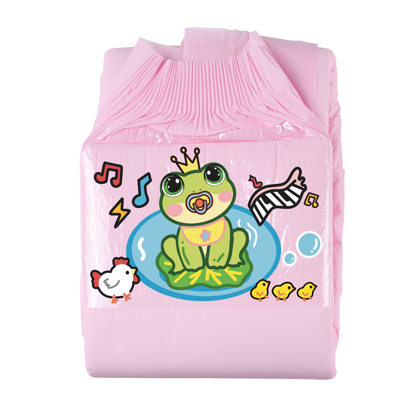 Musician Frog-Adult Diaper-3pcs