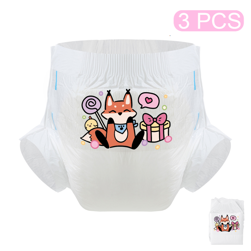 Baby Fox - 4 colors diaper - 3pcs