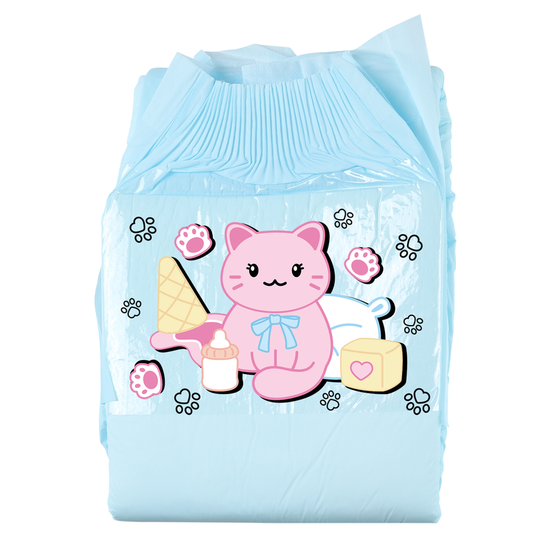 Cute Kitty-Adult Diaper-3 Pcs