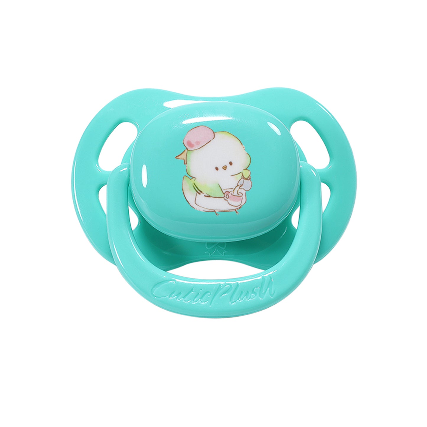 Pacifier with Stickers-Green