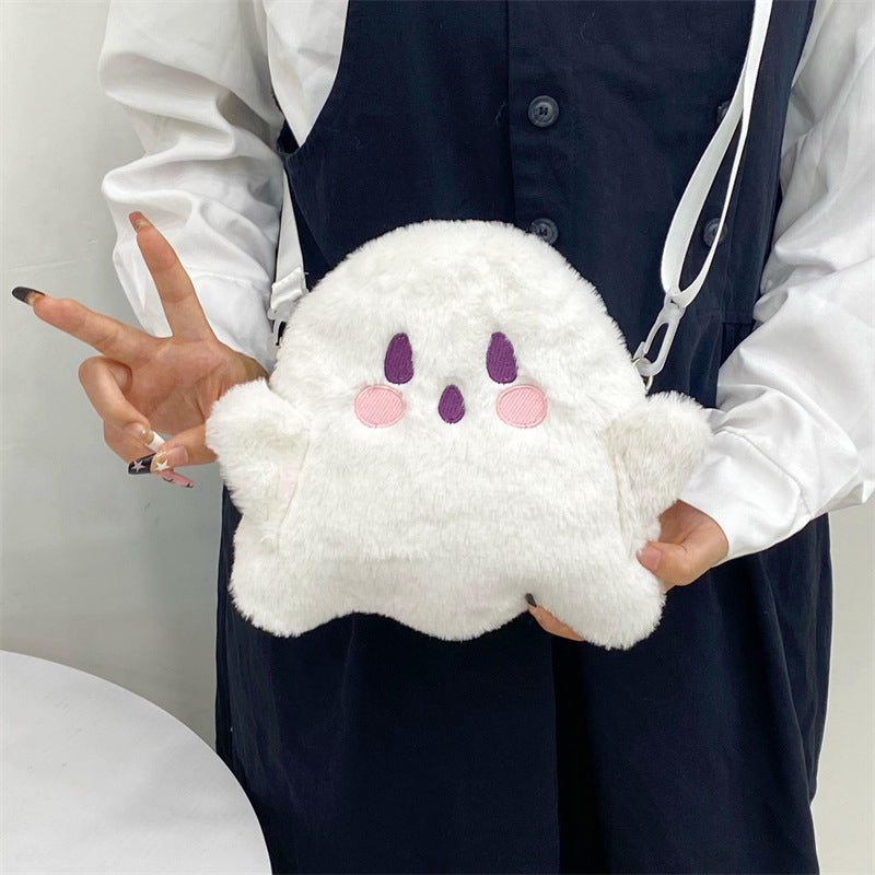 Plush Crossbody Bag - Halloween Ghost