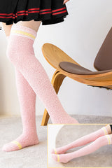 FLEECE SOCKS-Pink