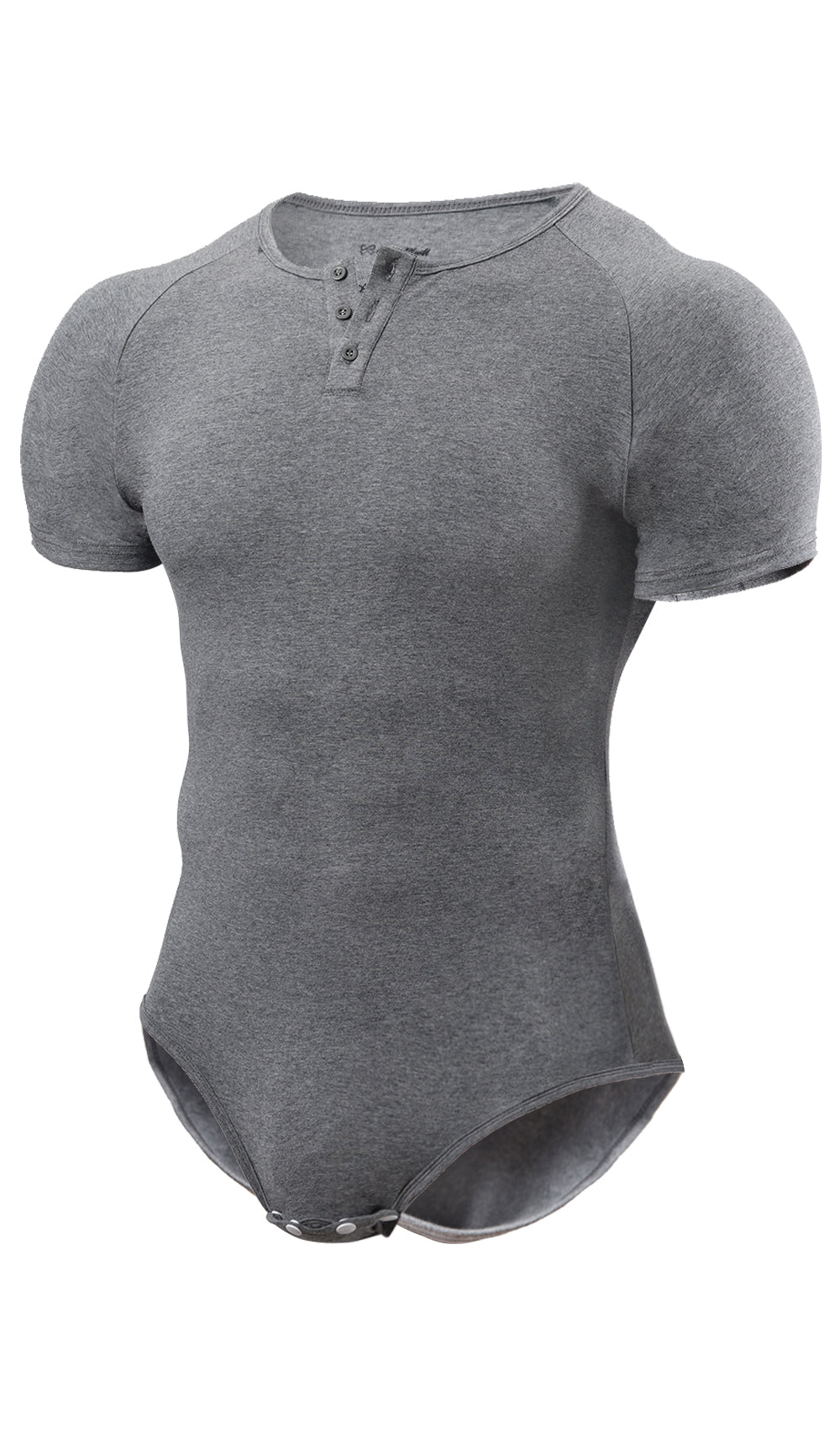 Basic slimming onesie for men-gray