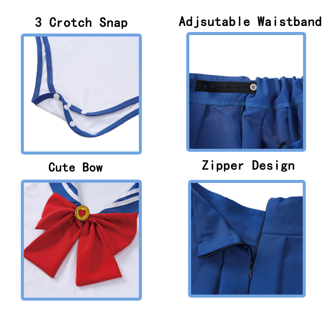 Magical Sailor Skirt Set-Blue