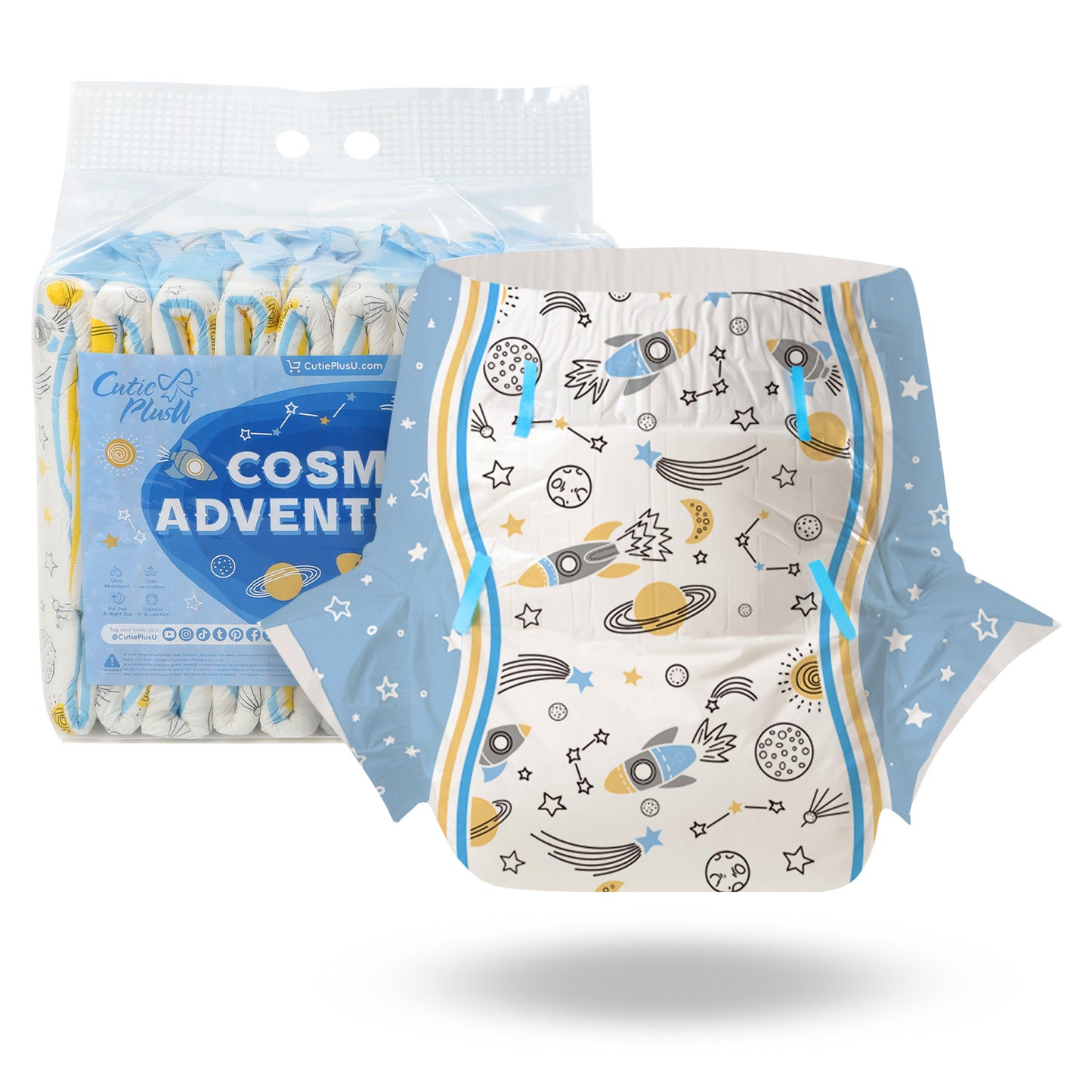 Cosmic Adventurer Adult Diaper