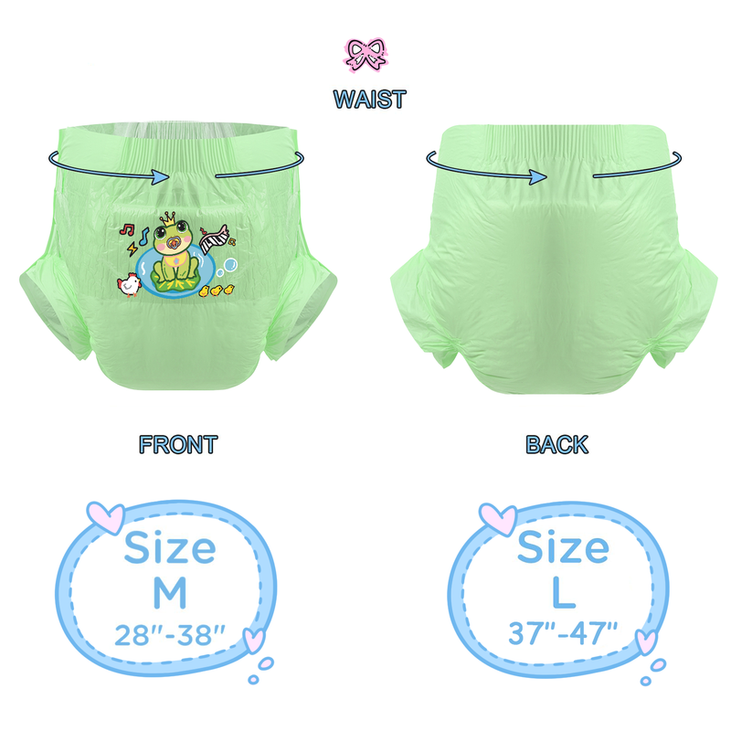 Musician Frog-Adult Diaper-3pcs