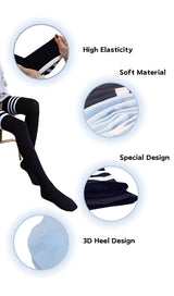 Sailor Skirt Set BlackWhite-3pcs