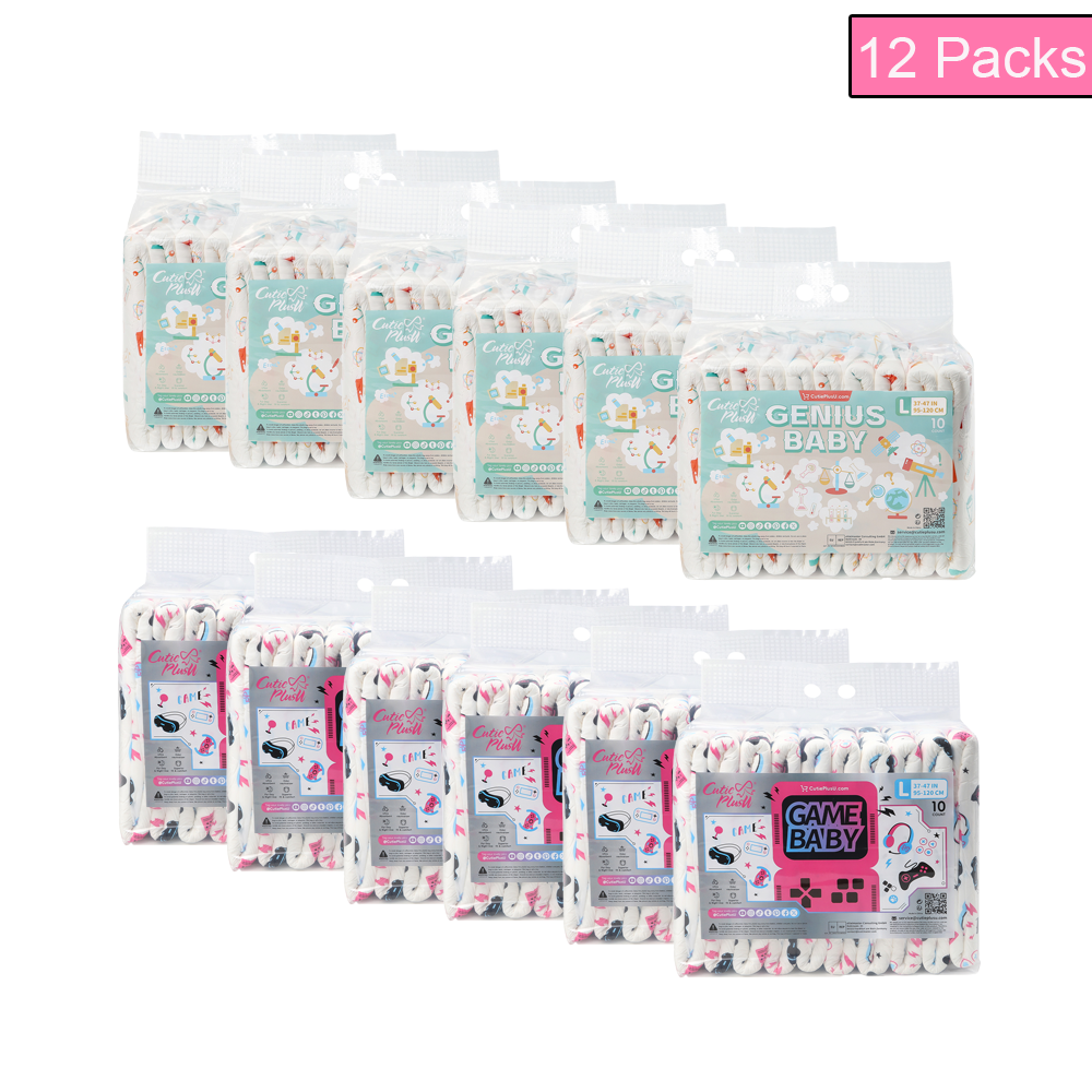 ABD Game Baby + Genius Baby - 12 Packs