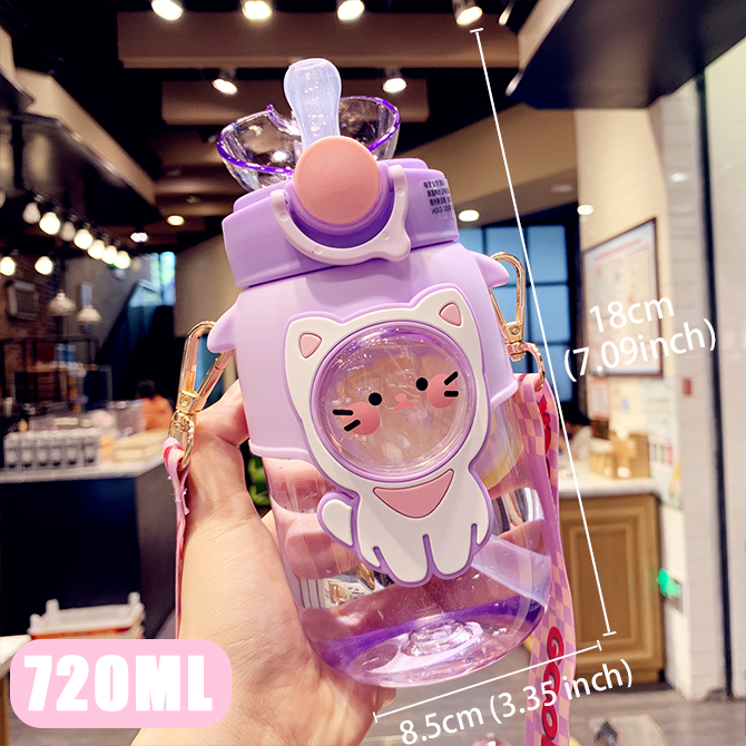 Adult Baby Bottle - Transparent Cat