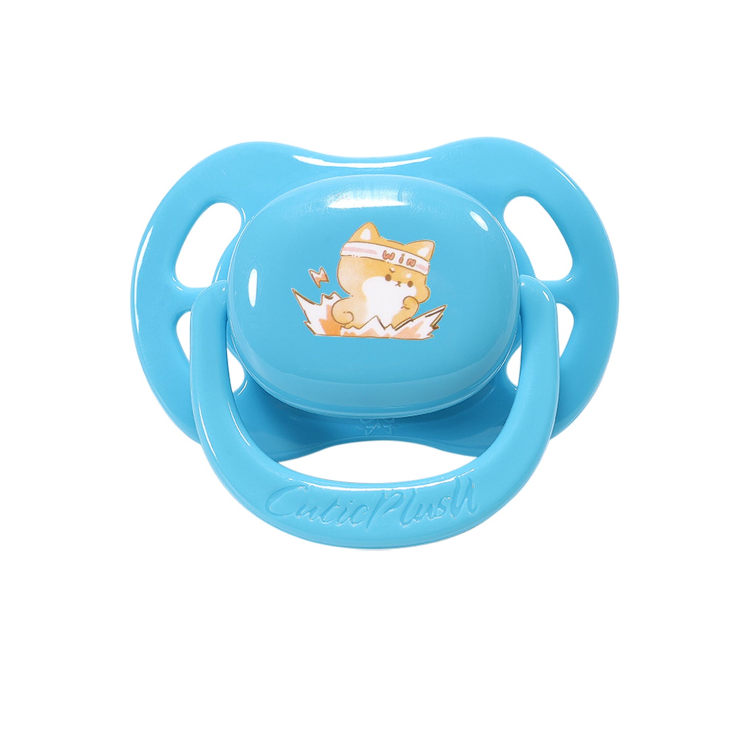 Pacifier with Stickers-Blue