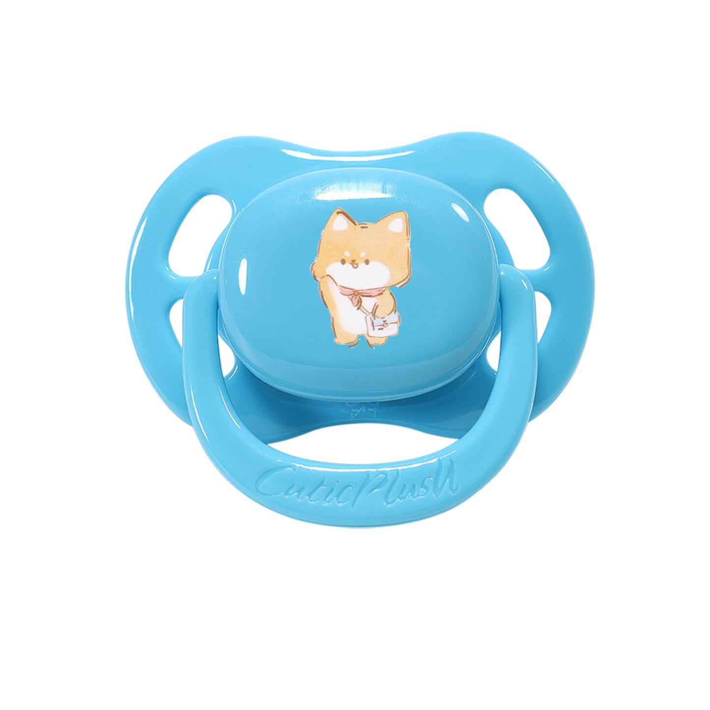 Pacifier with Stickers-Blue