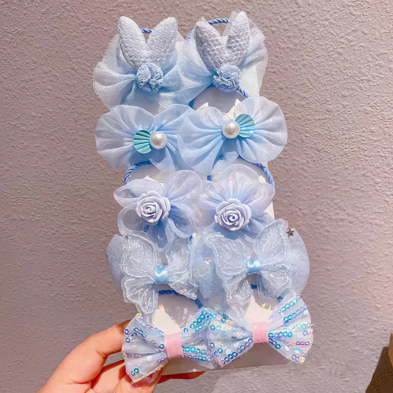 Butterfly Hairpin 10pcs - Blue