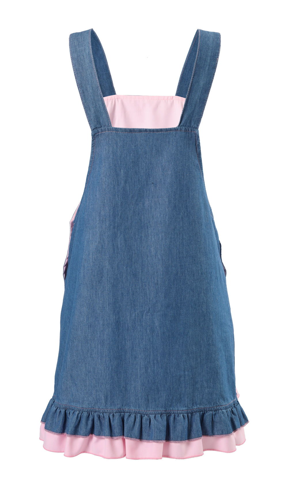 Bear baby overall dress-Blue