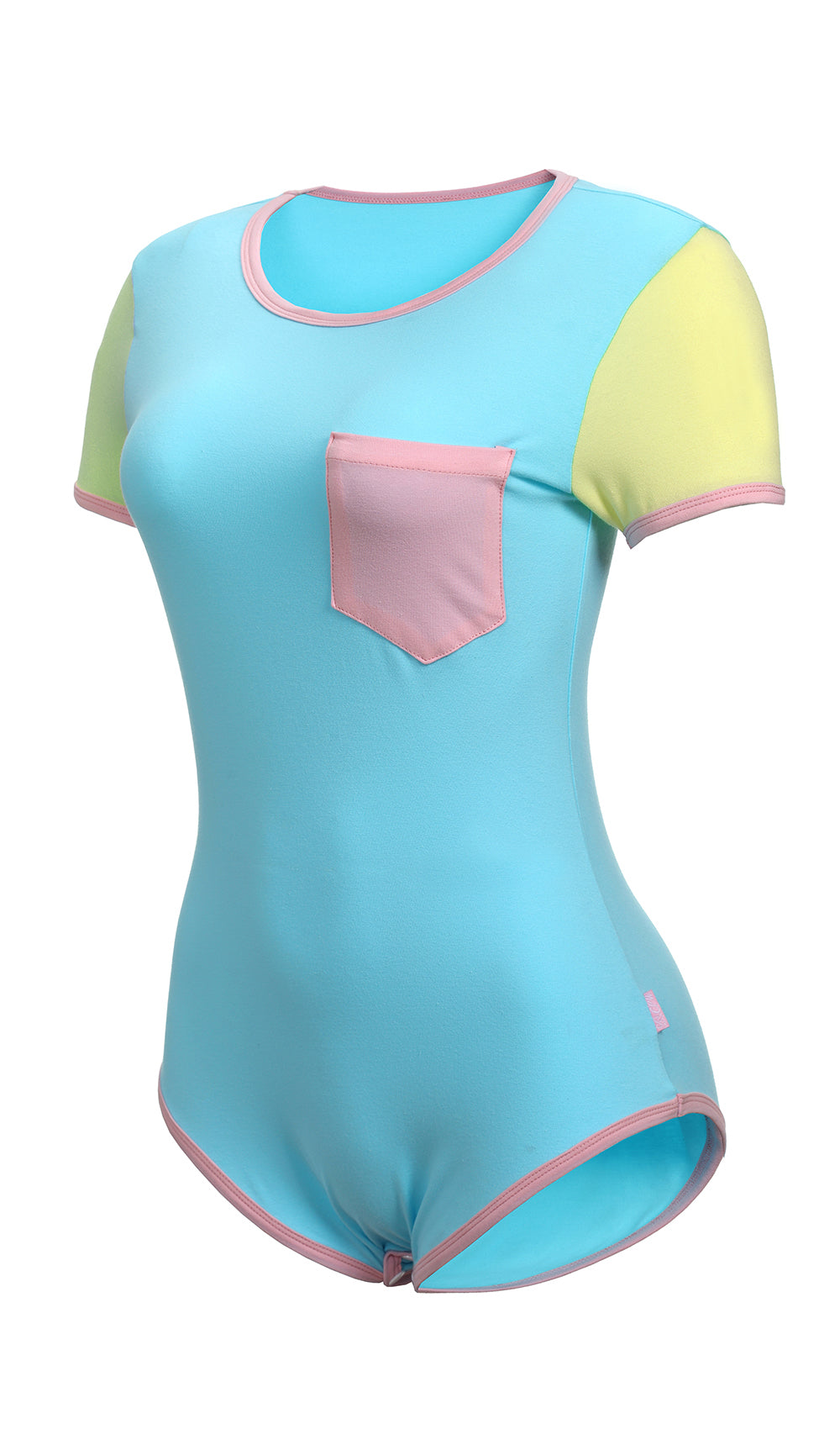 Macaron Series Onesie-Blue