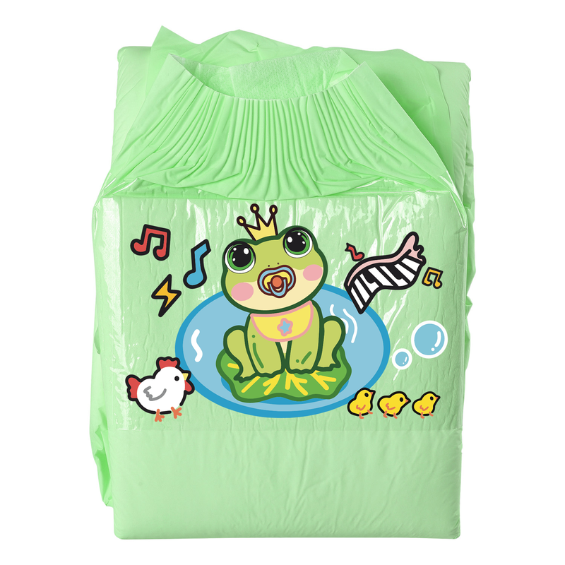 Musician Frog-Adult Diaper-3pcs