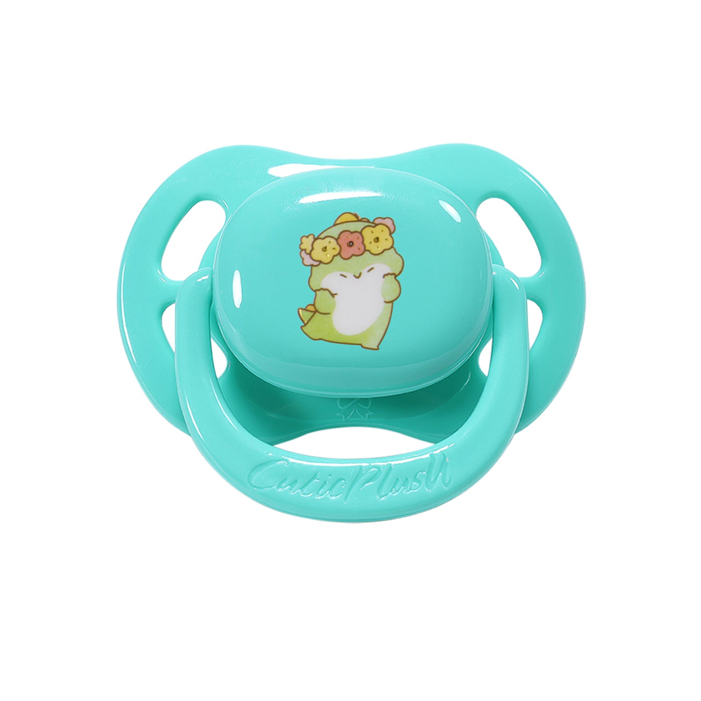 Pacifier with Stickers-Green