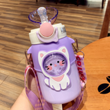 Adult Baby Bottle - Purple Cat