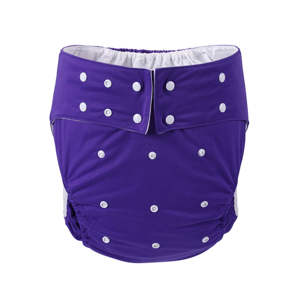 Adult Cloth Diaper Washable-Purple
