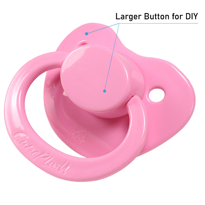 Adult Cutie Heart Pacifier-Pink