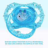 Crystal Pacifier - Blue Whale