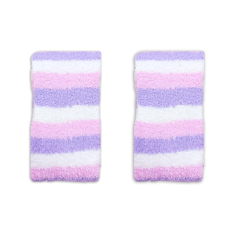 FLEECE SOCKS-Ice Cream Purple