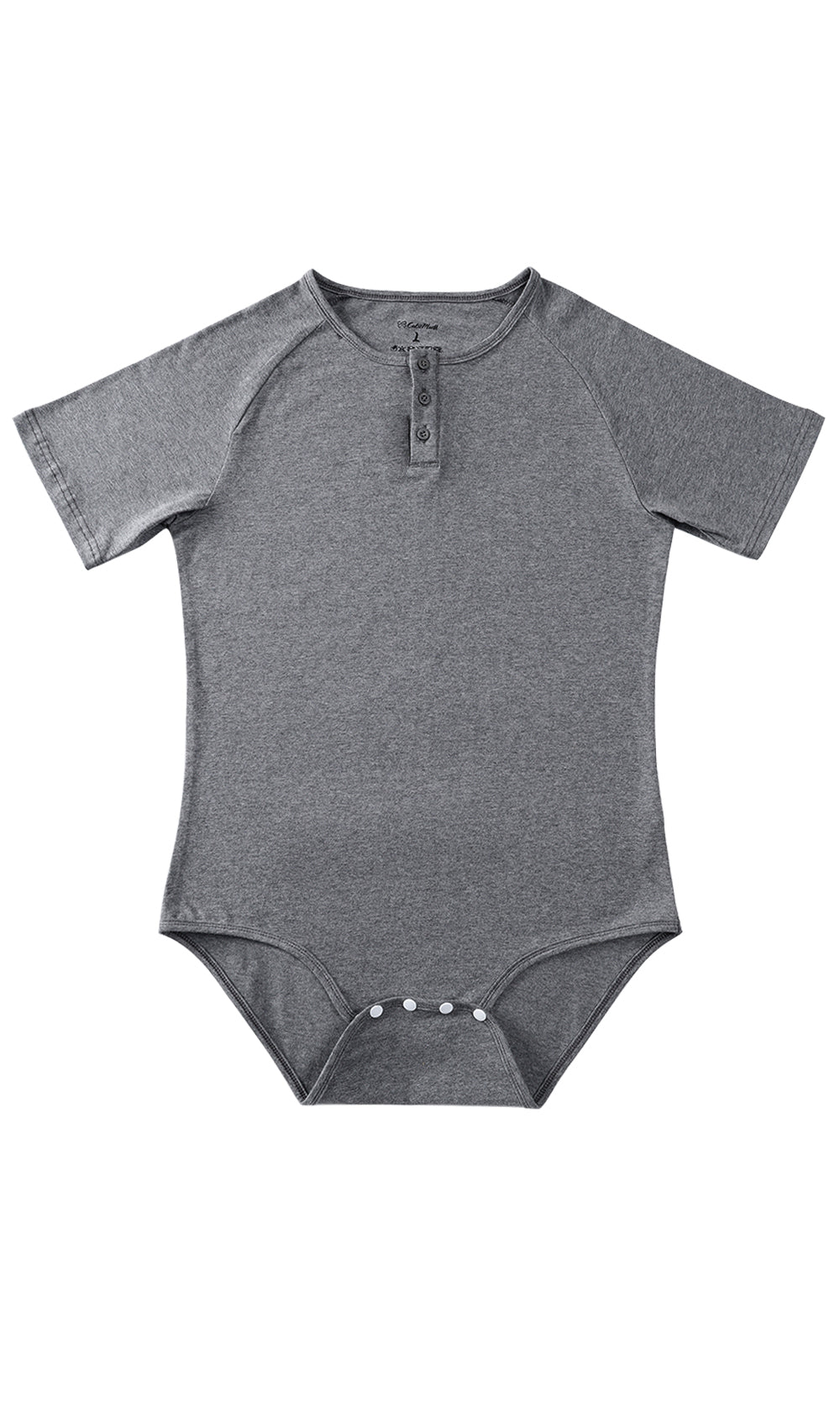 Basic slimming onesie for men-gray