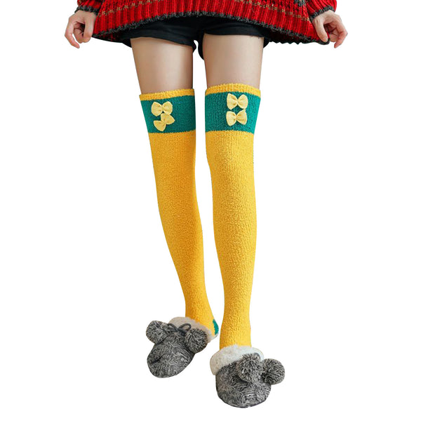 Knee High Long Socks-Christmas style