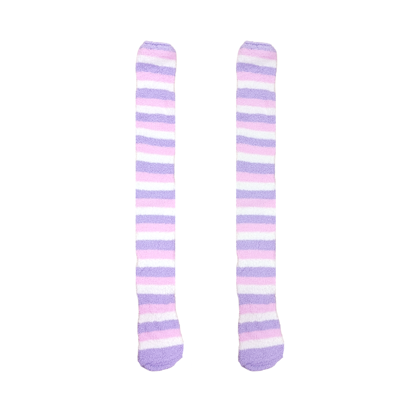 FLEECE SOCKS-Ice Cream Purple