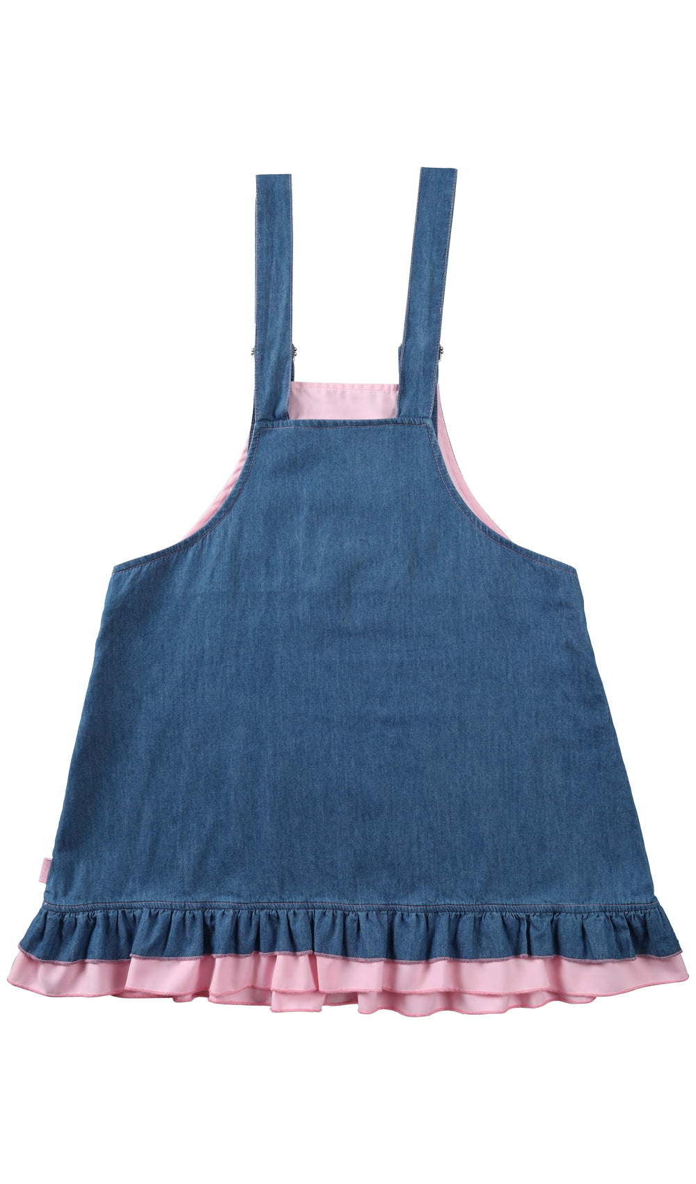 Bear baby overall dress-Blue