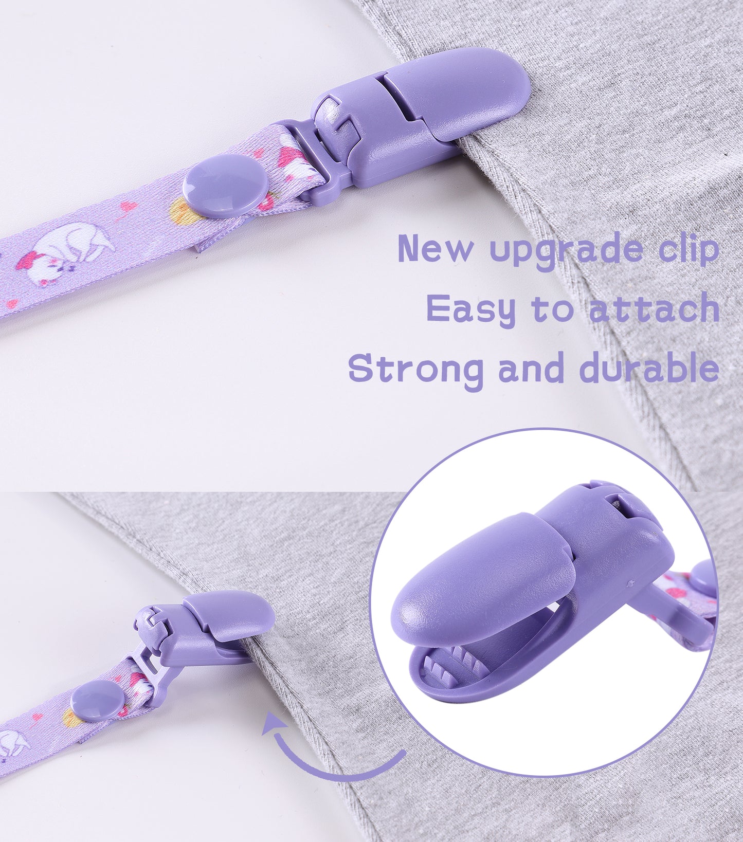 Dream Planet Adult Pacifier Clip