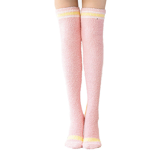 FLEECE SOCKS-Pink